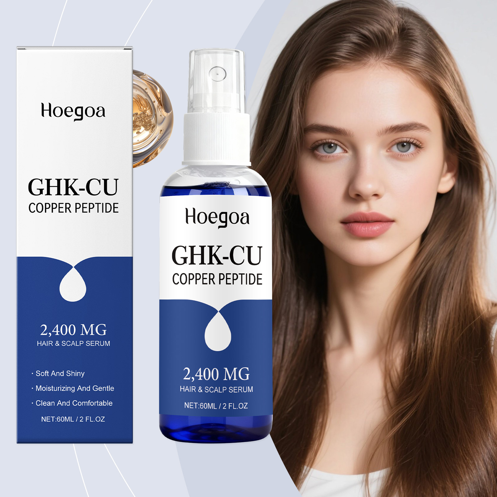 Peptide Complex Serum - Copper peptide hair and scalp serum,