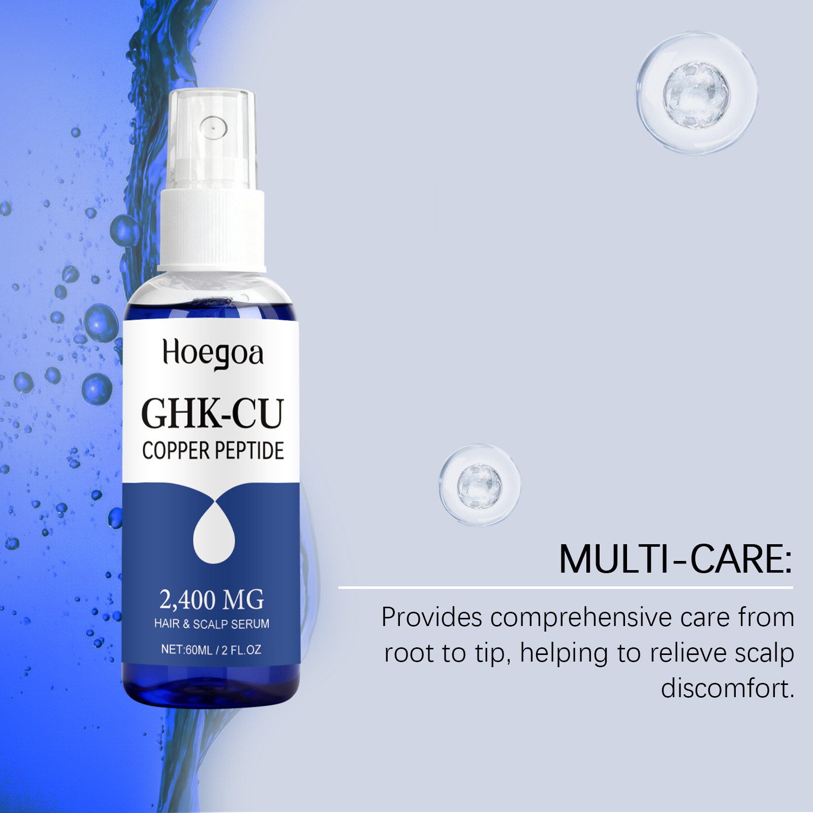60ml GHK Cu Copper Peptide Hai – обзор и цена Peptide Complex Serum