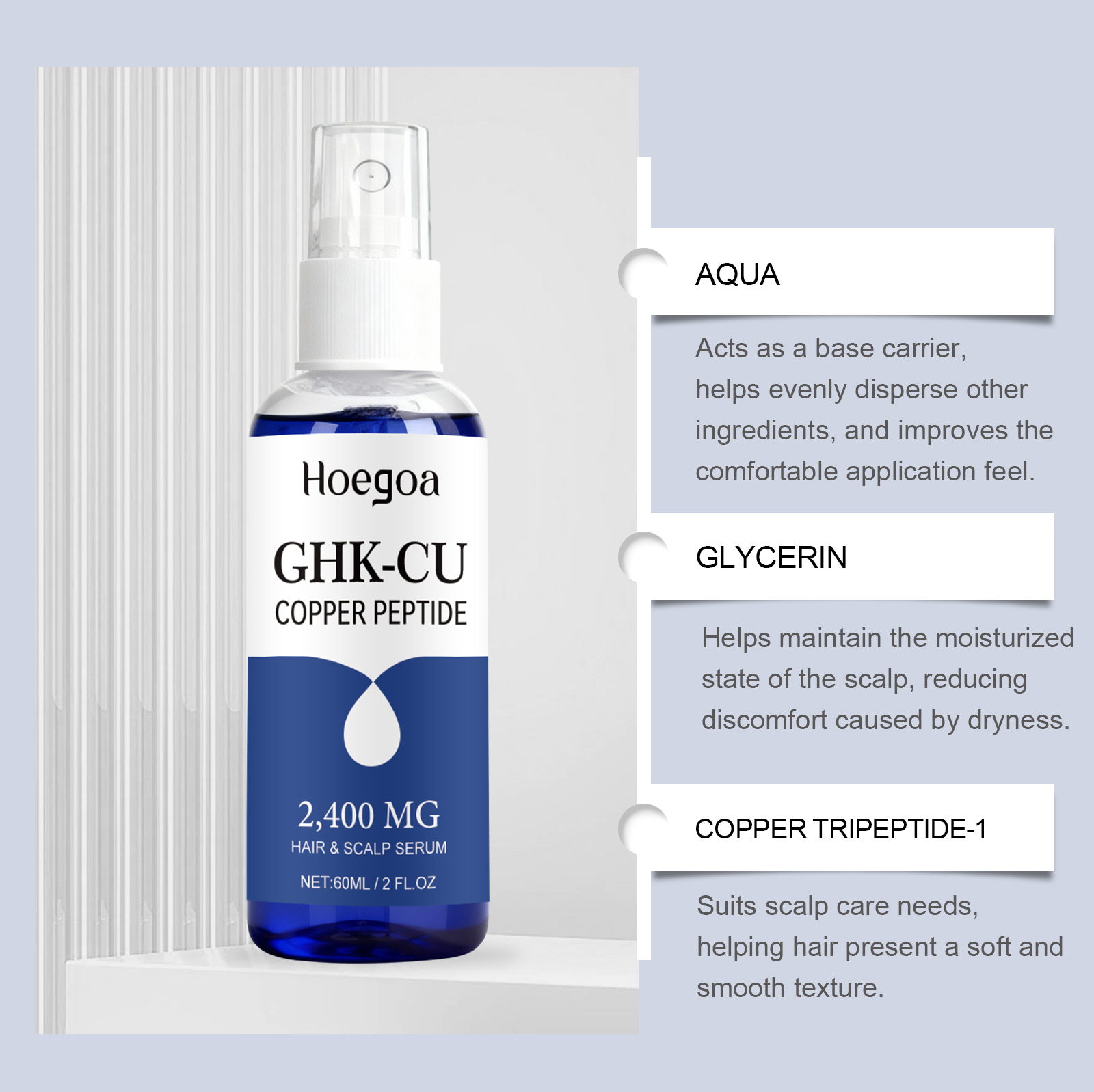 Copper peptide hair and scalp  – обзор и цена Peptide Complex Serum