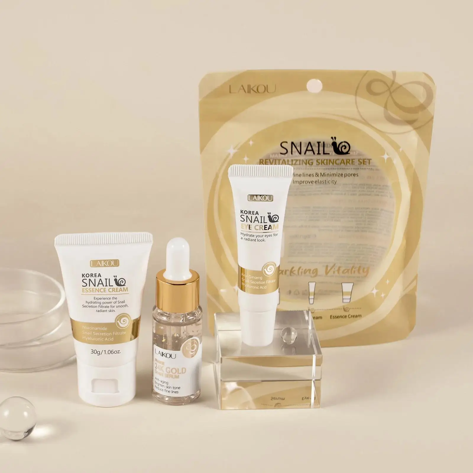 24K Gold Snail Repair Serum Ey – обзор и цена Luxury Natural Skincare