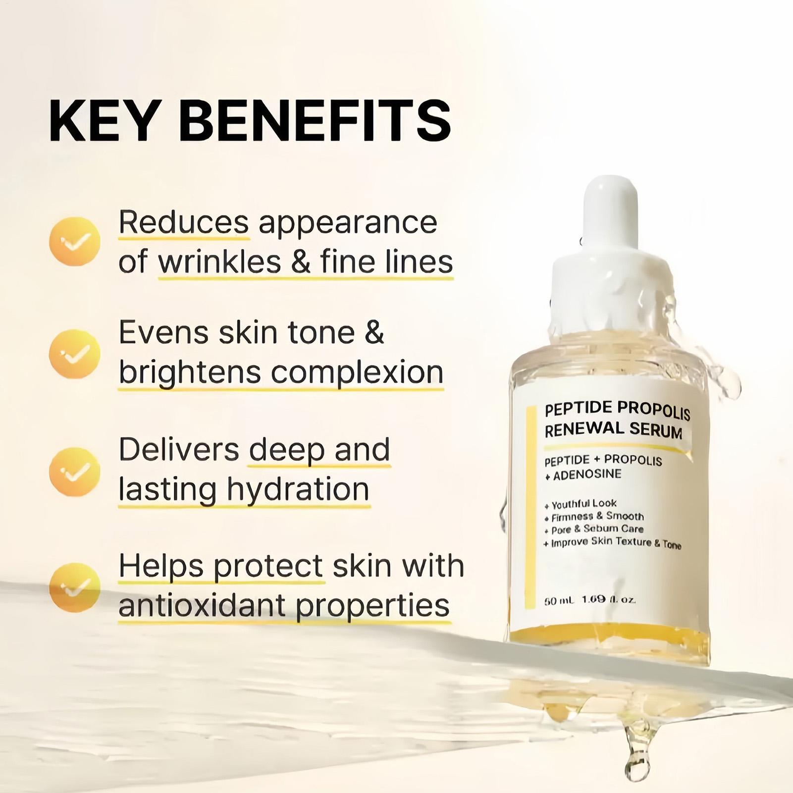 Moisturizing peptide dropolis  – обзор и цена Peptide Complex Serum