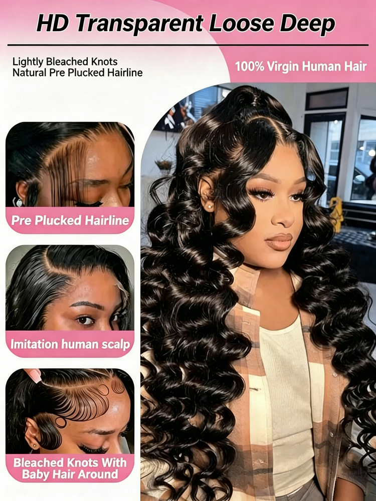 13x6 HD Loose Deep Wave Lace F – обзор и цена Luxury Natural Skincare