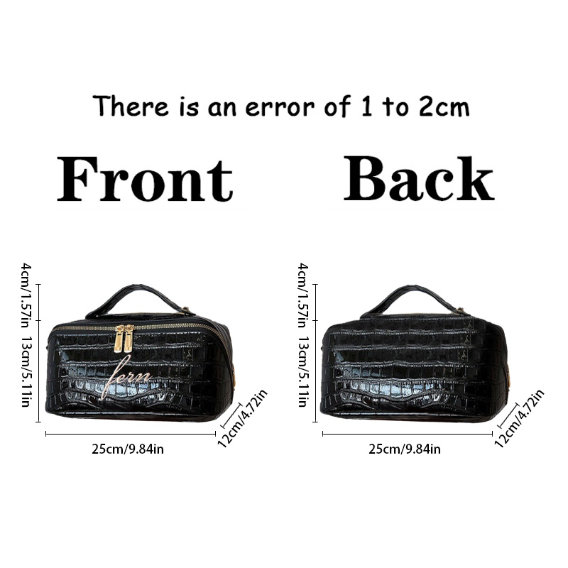 Embroidered Croc Makeup Bag Pe – обзор и цена Luxury Skincare Samples